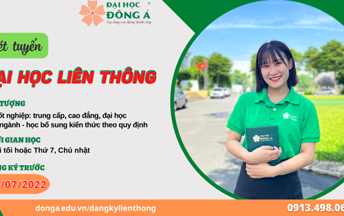 Thông báo xét tuyển Đại học liên thông năm 2022